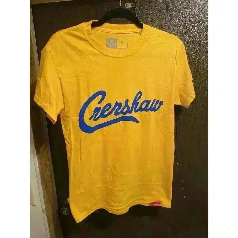 A3005 The Marathon Clothing T-Shirt Royal White Nipsey Hussle Crenshaw Size Sm
